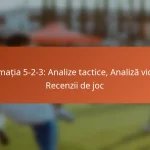 Formația 5-2-3: Analize tactice, Analiză video, Recenzii de joc